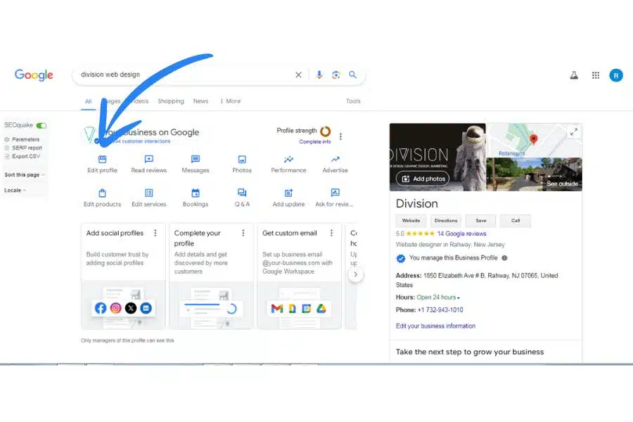 Complete Your Google My Business Profile