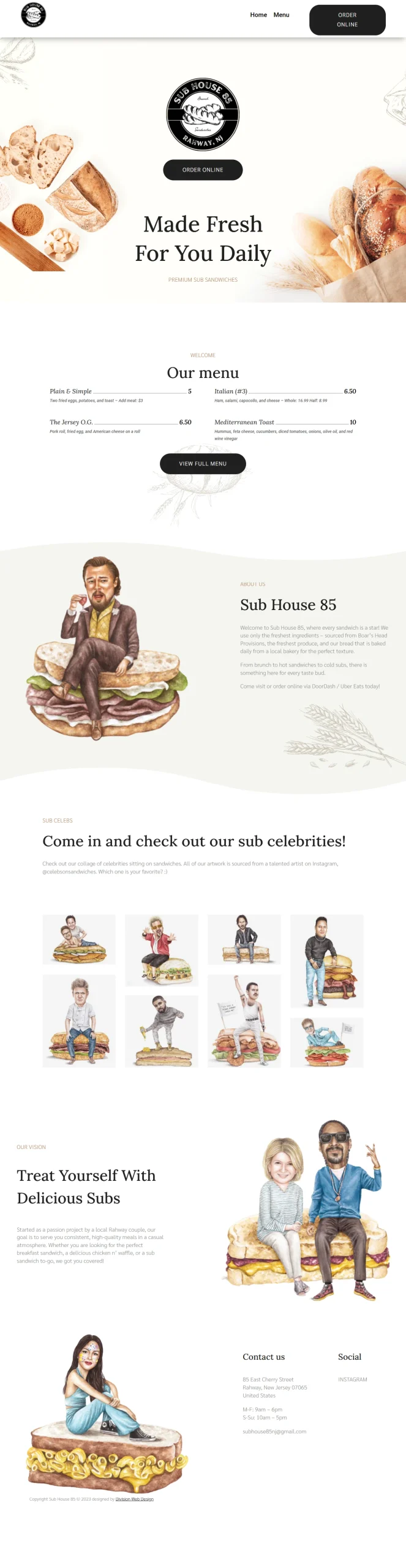 Mobile View Layout
