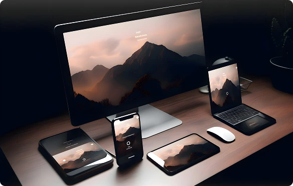 Responsive Design of a website.