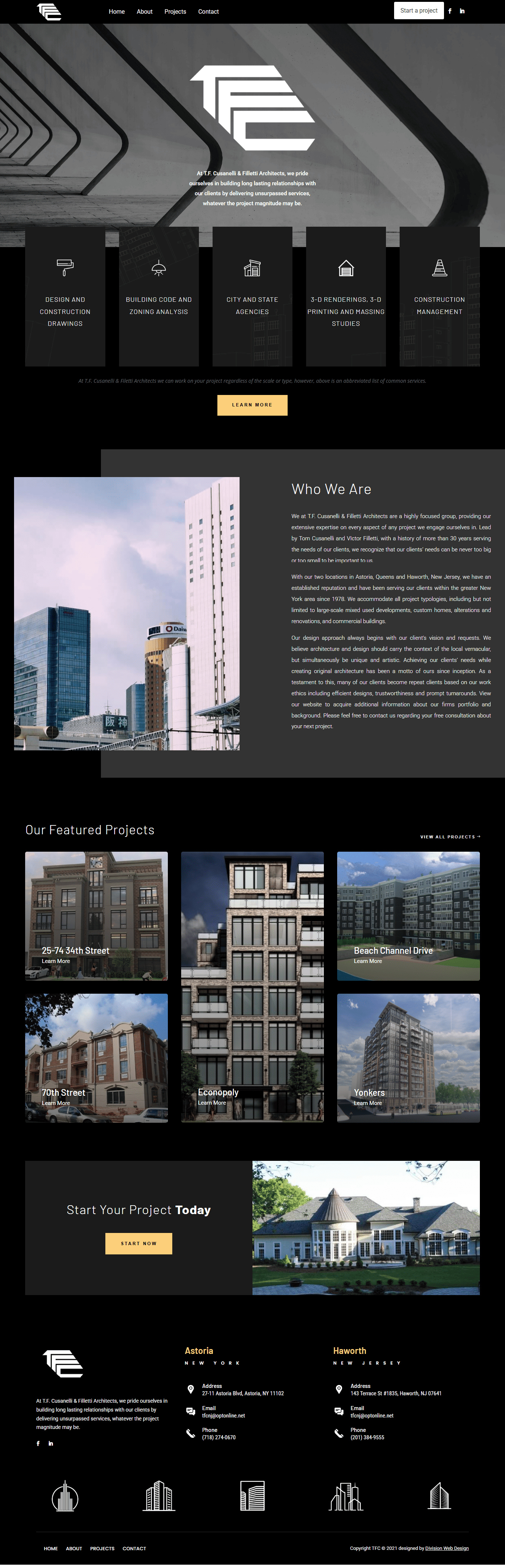 Website of T.F. Cusanelli
