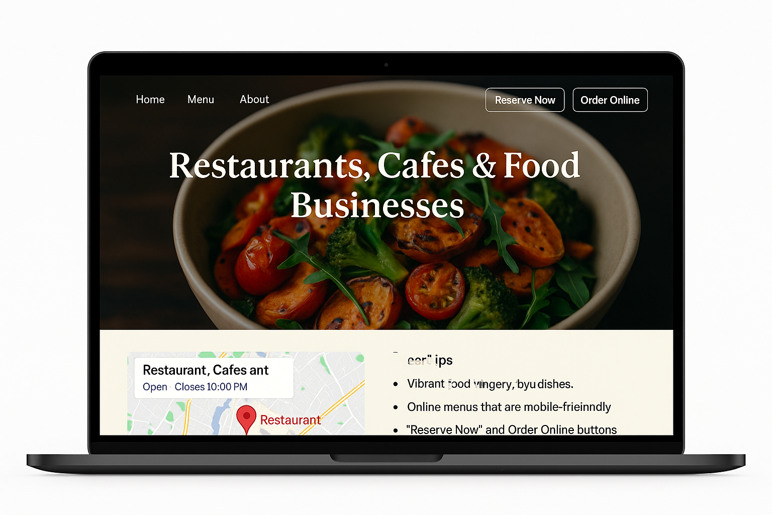 Restaurants, Cafes & Food Businesses