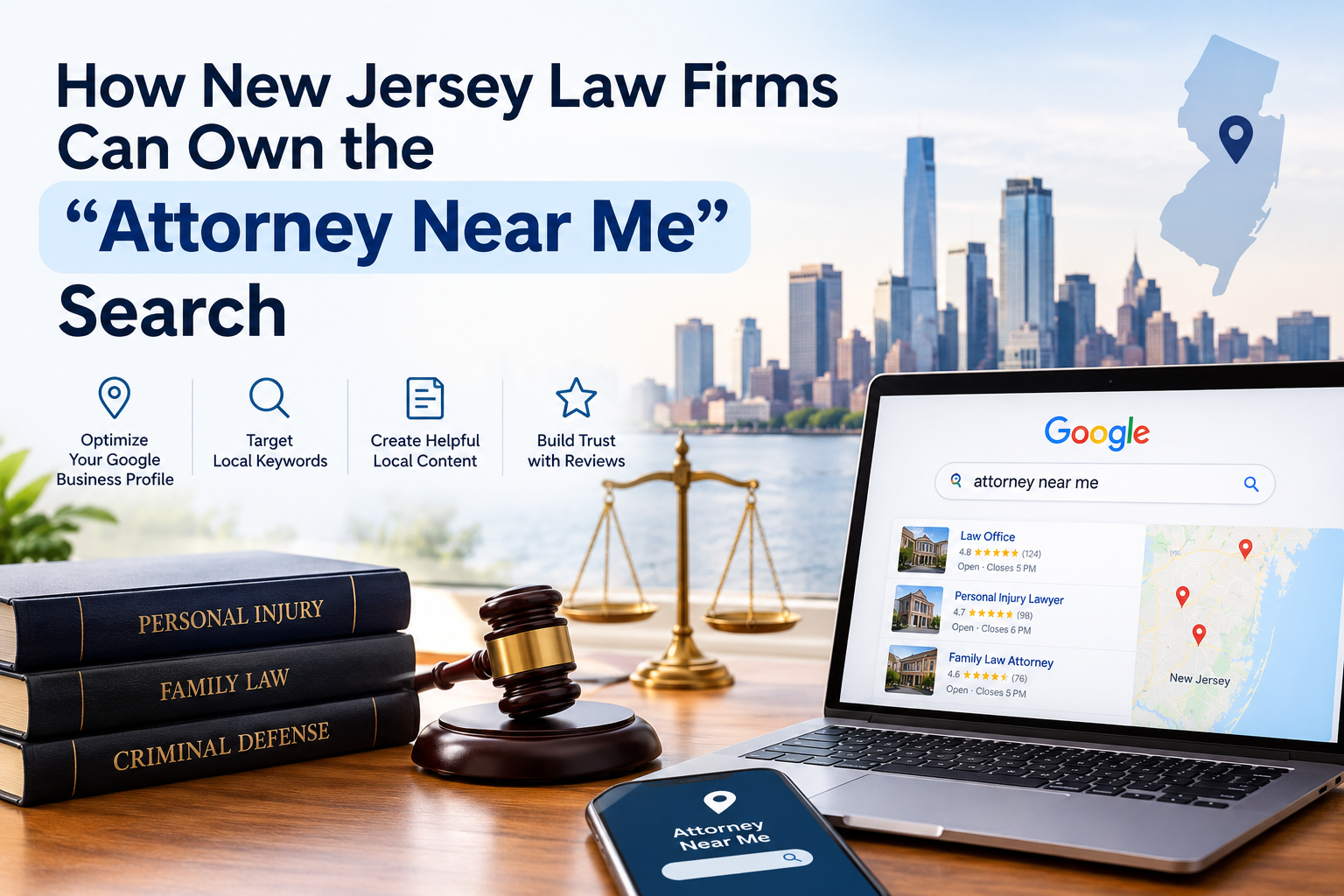 How New Jersey Law Firms Can Own the Attorney Near Me Search