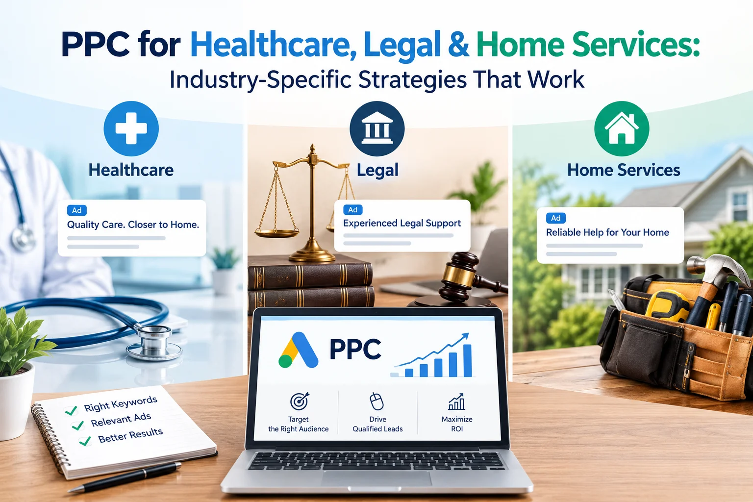 PPC for Healthcare, Legal & Home Services Industry-Specific Strategies That Work